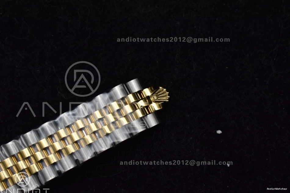 Dial Black Soft 316L 278273 Bracelet 31 GSF YG President Stick on Ladies Markers DateJust 561 Steel 0117